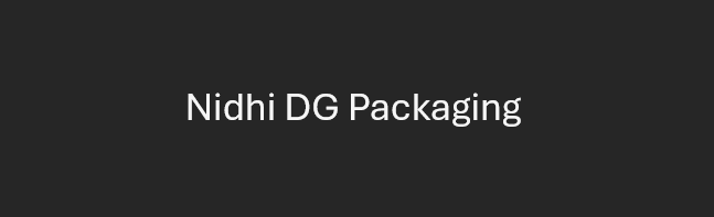 Nidhi DG Packaging