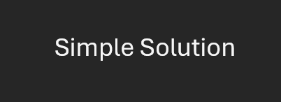 Simple Solution