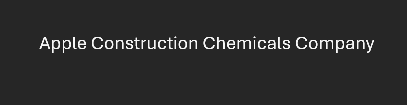 Apple Construction Chemicals Company